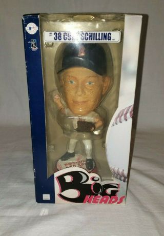 Rare Curt Schilling Boston Red Sox Big Heads Bobblehead Forever Collectible