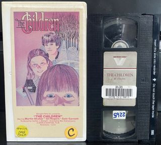 The Children (vhs,  1980) Rare Horror Box Cut Clamshell