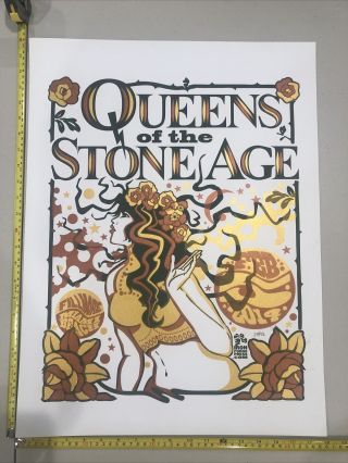 Queens Of The Stone Age Rare Numbered Sill Screened Poster Fillmore Miami