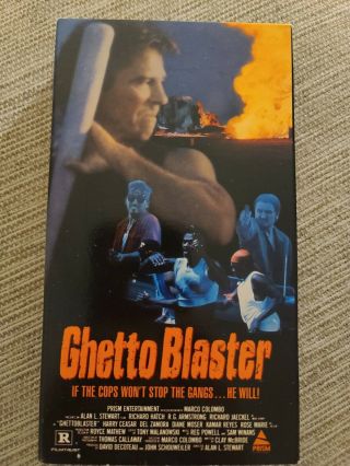 Ghetto Blaster / Deadmate 1989 Vhs Prism Video Rare Oop Screener