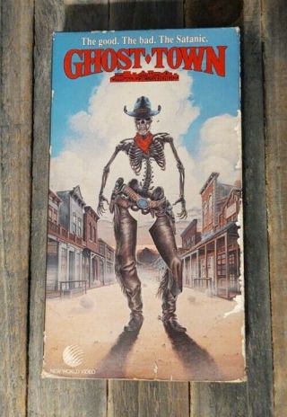 Ghost Town (vhs) 1988 Horror Western Charles Band Rare Film World Video