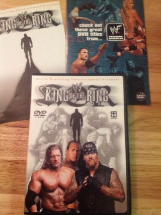 Wwe - King Of The Ring 2002 (dvd,  2002) Rare Oop Authentic Us Release
