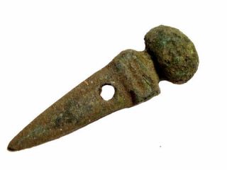 Rare Roman Military Bronze Gladius Amulet,  Very Rare,  Top,