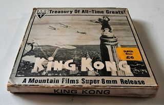 King Kong (fay Wray,  1933 Monster Movie) Rare Cut - Down 8mm Reel