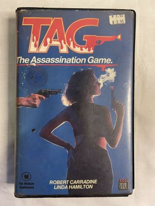 (1982) Tag: The Assassination Game - Action/thriller Rare Vhs For Collectors
