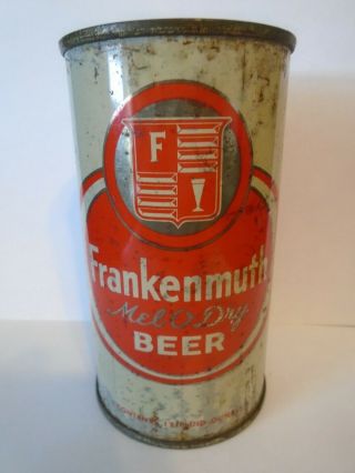 Frankenmuth Beer Rare Flat Top Beer Can Florida Beer Tampa Vanity Lid