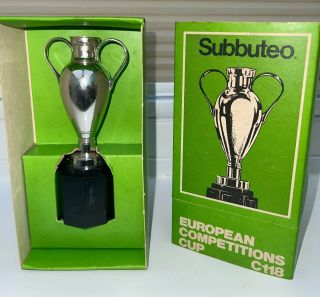 Rare Retro Subbuteo European Competitions Cup Ref C118 Box