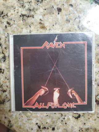 Raven All For One Cd Slimline Rr 34 9909 1985 Rare Metal Nwobhm