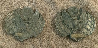 Vintage Rare Harley Davidson Tank Emblems Badges Medallion 45 Knuckle Pan Head