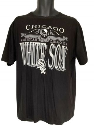Vintage 1993 Chicago White Sox T Shirt Logo 7 90s Xl Rare Vtg