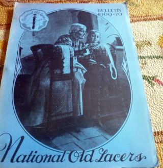 Rare 1969 National Old Lacers Bulletin Patterns & Articles On Lace