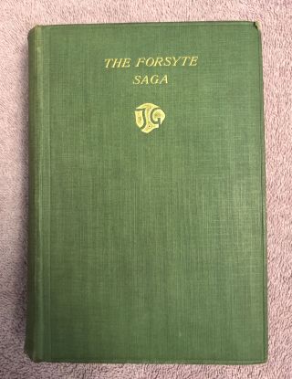 John Galsworthy The Forsyte Saga - 1st Ed.  (1922) Rare True First - Nobel Winner