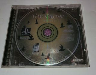 Rare The Crow: City Of Angels Playstation 1 Ps1 1997 No Front Book