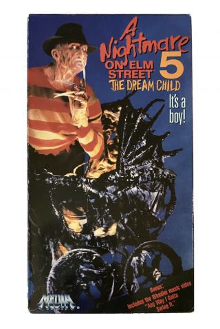 A Nightmare On Elm Street 5: The Dream Child (vhs) Rare Uncensored Uncut