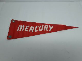 Vintage Rare Mercury Outboard Motor Boat Flag Pennant