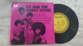 Sly And The Family Stone Ep // Sly And The Family Stone Rare Oz Press Epic 1969