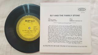 SLY AND THE FAMILY STONE EP // SLY AND THE FAMILY STONE RARE OZ PRESS EPIC 1969 2