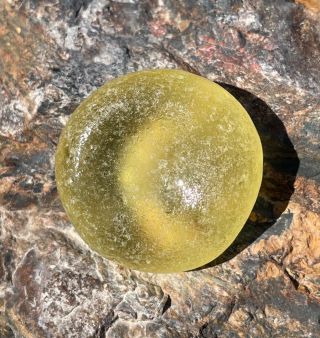 Rare,  99.  8 Flawless Sunny Yellow Russian Vodka Shot - Glass Bottom