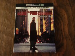 Leon The Professional (4k Ultra Hd/blu - Ray,  2017,  Includes Oop Slipcover,  Rare)