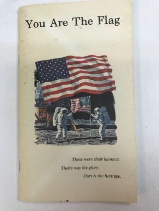 Milton Caniff Art,  You Are The Flag Booklet,  1970,  Very Rare Item