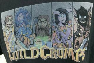 Rare Guild Grumps T - shirt Mens Graphic Tee World Of Warcraft Game MAGFest 13 A27 2