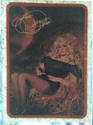 Vintage Heat Transfer Dolly Parton 1978 Rare For T - Shirts Last One