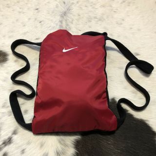 Rare Vintage 90s Nike Fleece Blanket Packable Bag Tote Swoosh Embroidered Vtg