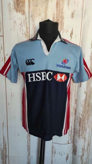 Rare Vintage Nsw Waratahs Canterbury Rugby Jersey Shirt Sz S