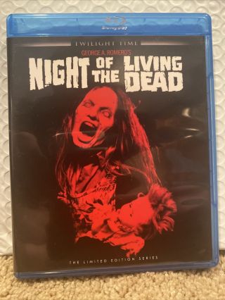 Night Of The Living Dead 1990 Blu Ray Twilight Time Rare George Romero Zombies