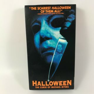 ☠️ Halloween 6: The Curse of Michael Myers (VHS,  1996) RARE Vintage Collectible 2