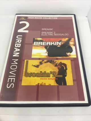 Breakin And Breakin 2 Electric Boogaloo Dvd Rare & Oop