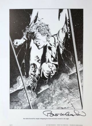 Bernie Wrightson Rare Stephen King Story Print Signed Portfolio Plate 8 Last One