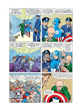MARVEL Comics TALES OF SUSPENSE 61 Pg 3 Rare Production Art Jack Kirby Captain 2
