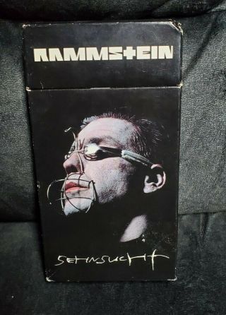 Rammstein Sehnsucht 1997 Vhs Promo Slash Records Tape Vcr Ultra Rare