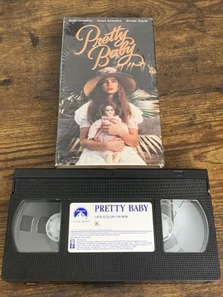 Pretty Baby Vhs,  1980 Brooke Shields,  Susan Sarandon,  Rare Oop Paramount Video