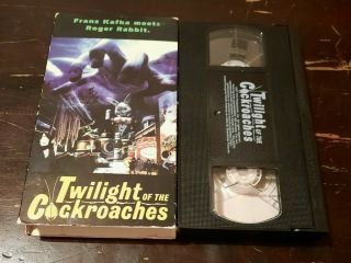 Htf Twilight Of The Cockroaches Vhs 1987 Oop Rare Orion Home Video