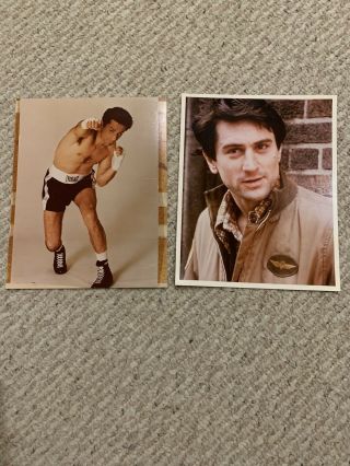 2 Robert Deniro 8x10 Color Photos One From From Raging Bull Rare