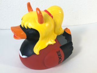 Rare AXE Rubber Blonde Duck Duckie Ducky Toy 2006 - 2007 3