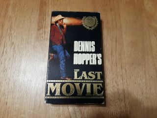 The Last Movie (vhs,  1989,  Uav,  Rare) Dennis Hopper Peter Fonda