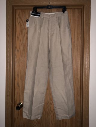 Men’s Rare Vintage Polo Ralph Lauren Cotton / Linen Pants 33x32 Old