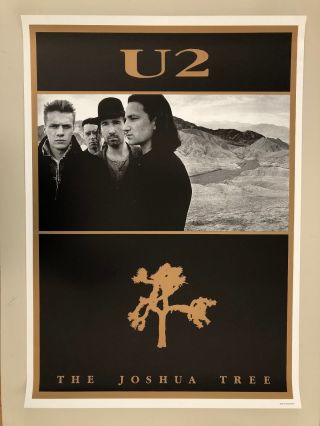 U2,  The Joshua Tree,  Photo By Anton Corbijn,  Rare 1990 