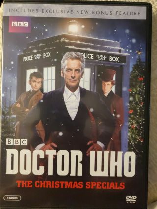 Doctor Who: The Christmas Specials (dvd,  2015,  4 - Disc Set) Bbc Rare