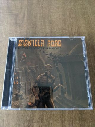 Manilla Road Cd Playground Of The Damned 2011 Shadow Kingdom Records Rare