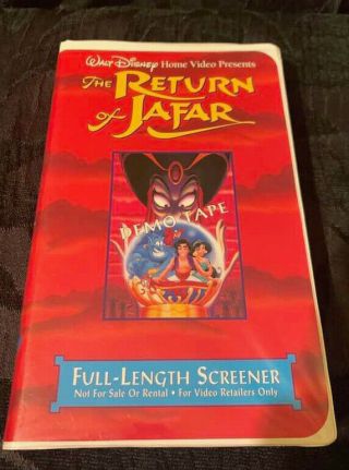 Disney The Return Of Jafar (aladdin 2) (vhs 