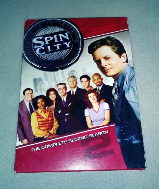 1997 Spin City The Complete Second Season Dvd 4 - Disc Set Oop Rare