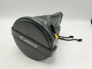Vintage Canon Leather Front Lens Cap For 500mm 600mm? Ef L Usm Lens - Rare