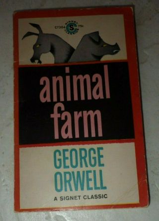 Animal Farm By George Orwell A Signet Classic Vintage Paperback 1946 Rare