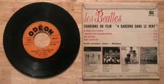 RARE FRENCH THE BEATLES EP ODEON SOE 3757 A HARD DAYS NIGHT 2