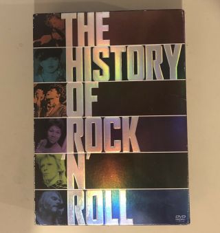 The History Of Rock N’ Roll Boxed Set Dvd 2004,  5 - Disc Rare And Complete Cib