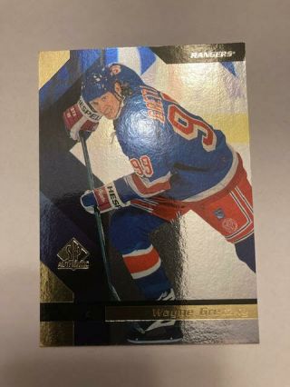 1998 - 99 Upper Deck Sp Authentic Sample Card Wayne Gretzky 99 Rare
